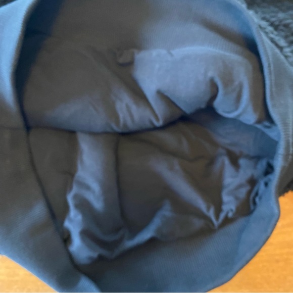 Lululemon Women Textured Fleece Hoodie 1/2 Zip Sz 8 Black Teddy Faux Sherpa - Picture 8 of 13